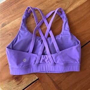 Lululemon energy sports bra in power purple